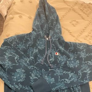Champion men’s blue hoodie